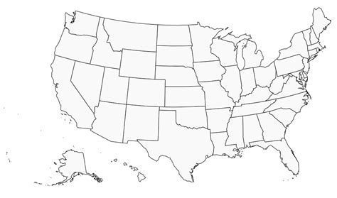 Free Blank United States Map in SVG - Resources | Simplemaps.com