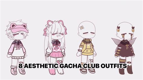 8 AESTHETIC GACHA CLUB OUTFITS | Yami kawaii + Honeycore - YouTube ...