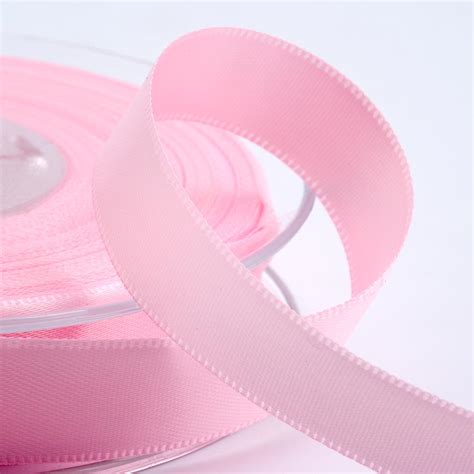 25mm Pale Pink Satin Ribbon 25M by Favour Lane