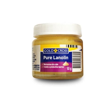 Gold Cross Anhydrous Lanolin (Wool Fat) 50g