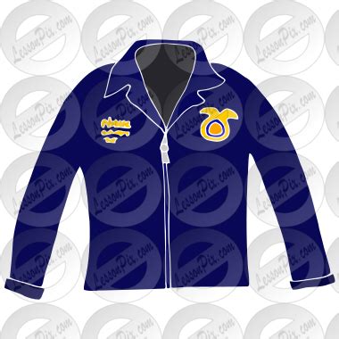 FFA Jacket Stencil for Classroom / Therapy Use - Great FFA Jacket Clipart