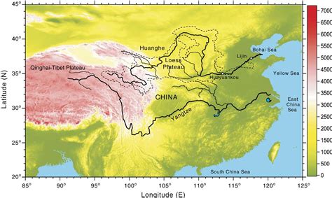 Table 1 from Interannual and seasonal variation of the Huanghe (Yellow ...