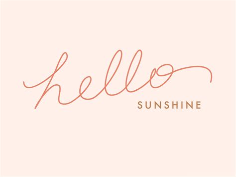 Hello Sunshine Wallpapers Download Desktop Background