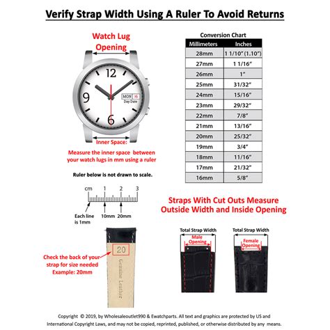 Watch Strap Measurement Guide | Ewatchparts