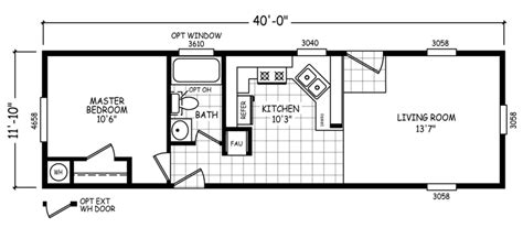 Two Bedroom 2 Bath Single Wide Mobile Home Floor Plans | www.resnooze.com