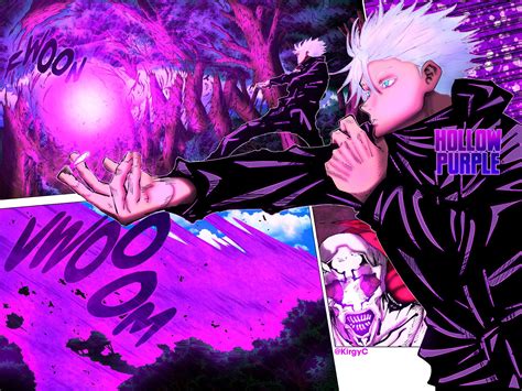 Colored Gojo’s Hollow Purple : r/JuJutsuKaisen