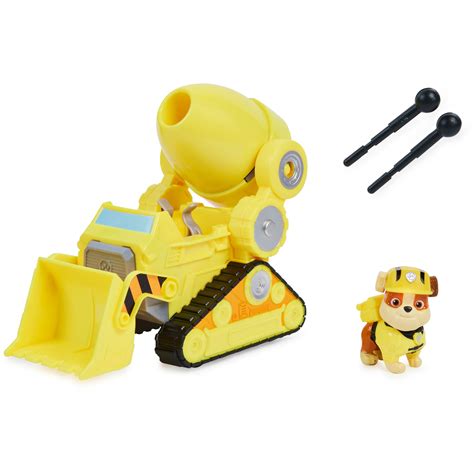 PAW Patrol, Rubble Deluxe Transforming Movie Vehicle - Walmart.com