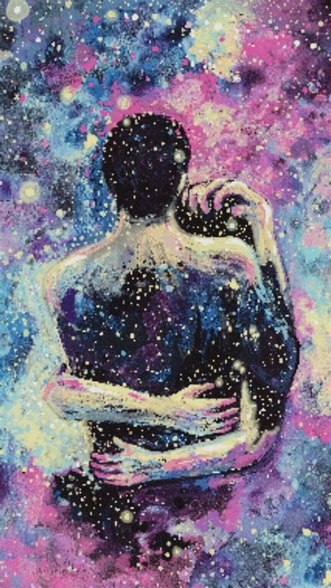 Pin on Art | Romantic art, Soulmates art, Twin flame art