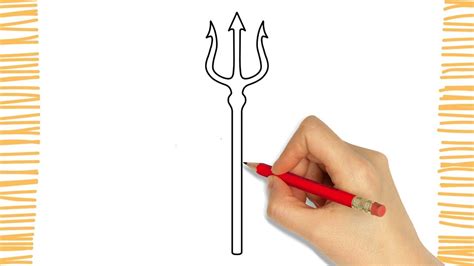 How to Draw a TRIDENT I OBJECTS - YouTube