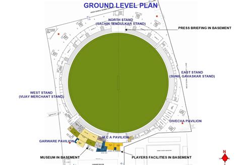 Wankhede Stadium Seating Map