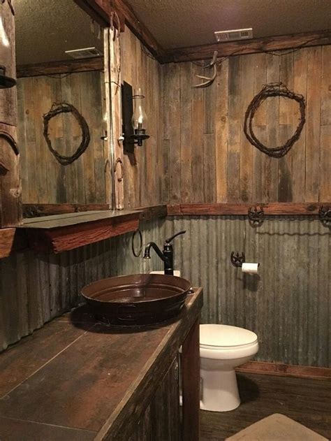 20+ Small Rustic Bathroom Ideas - DECOOMO