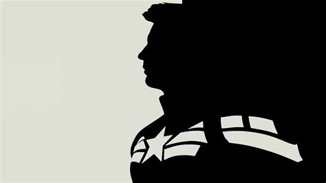 Captain America silhouette illustration HD wallpaper | Wallpaper Flare