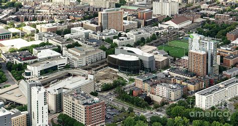 Northeastern University Campus Aerial Photograph by David Oppenheimer