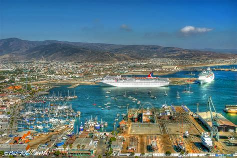 Ensenada Bay, Baja California, Mexico | HDR creme