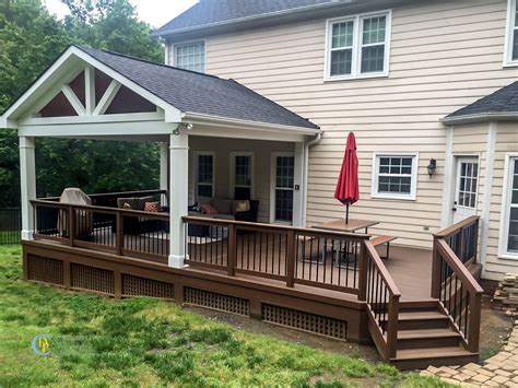 Covered Porch Photos - Charlotte Decks and Porches, LLC | Patio deck ...