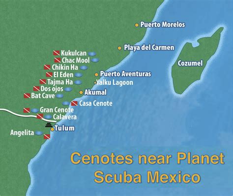 Cenotes Yucutan Riviera Maya Cancun regions Mexican Maya Ruins ...