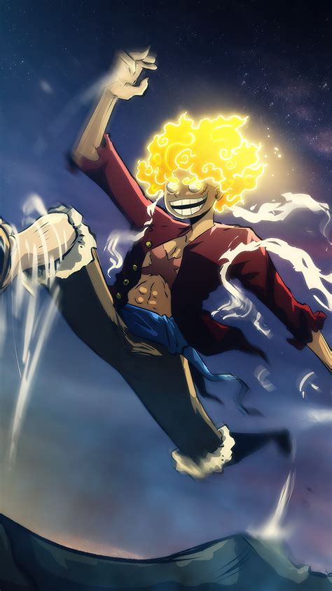 Luffy Sun God Nika Gear 5 4K #3961g Wallpaper iPhone Phone