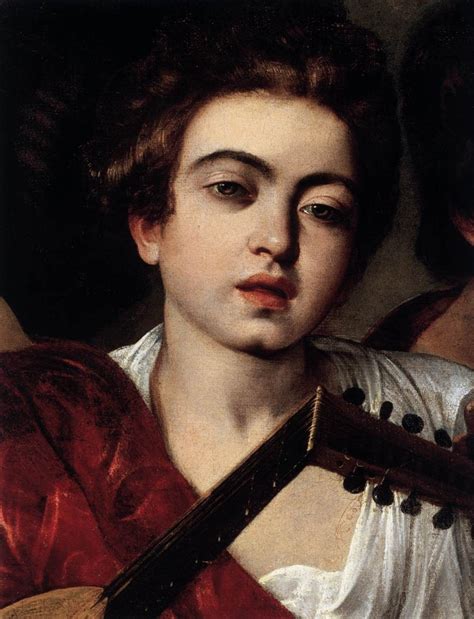 CARAVAGGIO, Italian Baroque Era - The Musicians (detail)