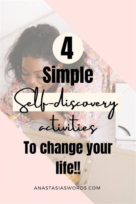 Self-discovery. 4 simple self-discovery activities to change your life ...