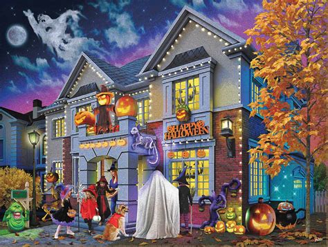 Where's the Halloween Party, 500 Pieces, SunsOut | Puzzle Warehouse