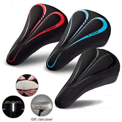 CoolChange Bike Seat Cover Bicycle Saddle Extra Comfort Padding Soft ...