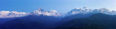 Panoramic Landscape Annapurna Himalaya Range Photograph by Pius Lee ...