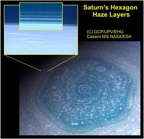 Saturn’s bizarre polar hexagon is really hazy