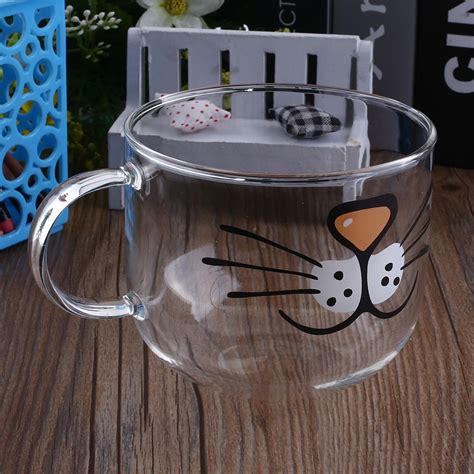 Cat Glass Coffee Cup on Storenvy