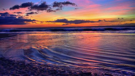 Sunset Hawaii Beach Wallpapers - WallpaperSafari