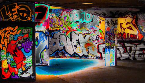 Skatepark Graffiti SouthBank 3 Digital Art by Mo Barton - Fine Art America