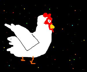 Space Chicken - Drawception