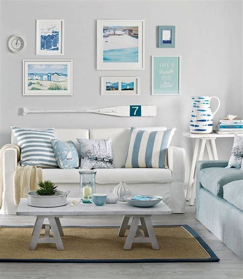 Casual Coastal Living Room Decor Ideas with a Beach Vibe from House to ...