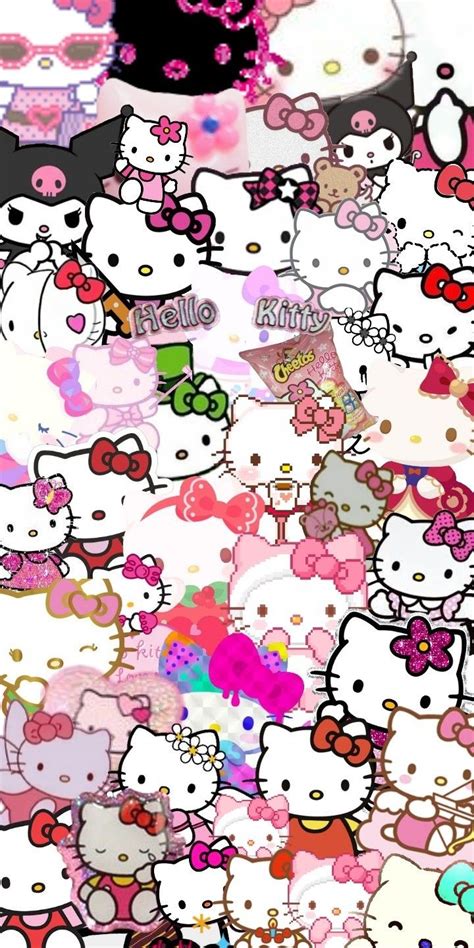 Hello kitty goth wallpaper | Hello kitty iphone wallpaper, Hello kitty ...