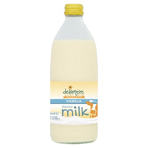 Vanilla Flavour Milk 500ml - Delamere Dairy