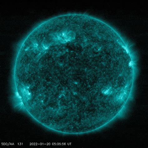 NASA shares a look at an explosive solar flare firing out of the sun ...