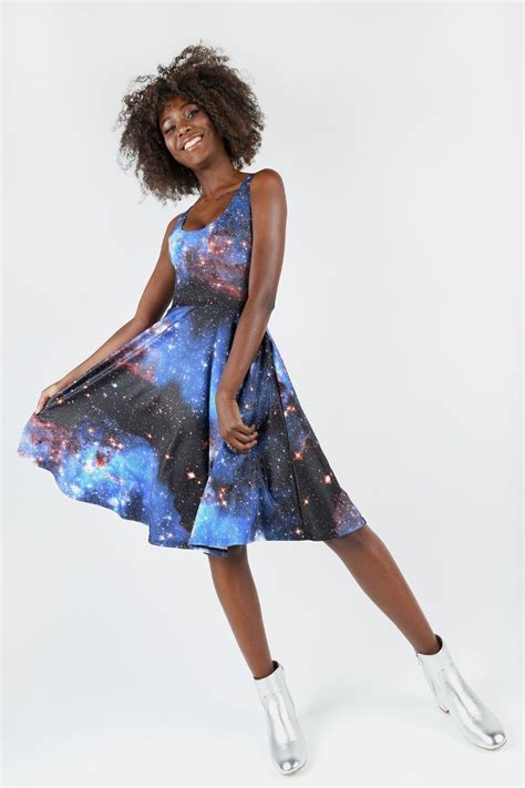 Galaxy Blue Pocket Midi Dress - Limited