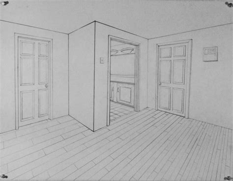 Basic Drawing 1: Examples of 2-point Interiors