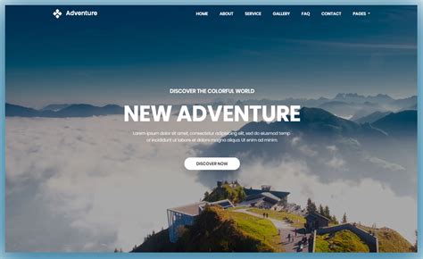 Download Free Bootstrap 4 Travel Website Template - Adventure