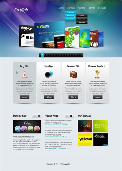 Web Development Website Template #35062