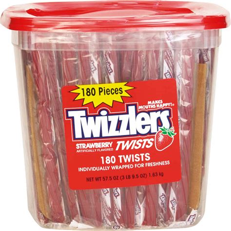 Bulk Pack Candy San Jose Mall Strawberry 180-pack Twizzlers