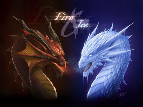 Fire and Ice Dragon Wallpapers - Top Free Fire and Ice Dragon ...