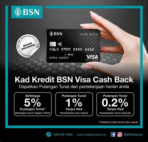 BSN Launches New BSN Visa Cash Back Credit Card, Offers Up To 5% Cashback