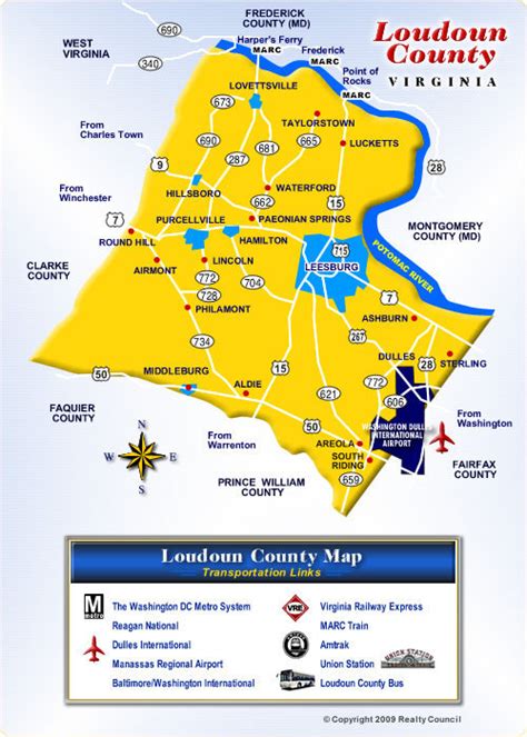 Map Of Loudoun County Va