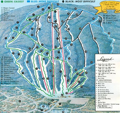 Magic Mountain Trail Map - Alayne Lisabeth