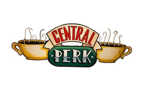 Central Perk Sticker by hoosierstickers | Friends tv, Friends tv show ...