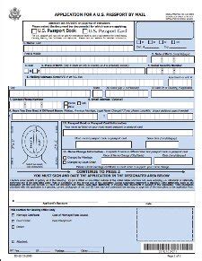 Application Form: Application Form To Renew Us Passport