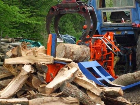 Wedge splitting of oversized logs - Firewood forum - Arbtalk | The ...