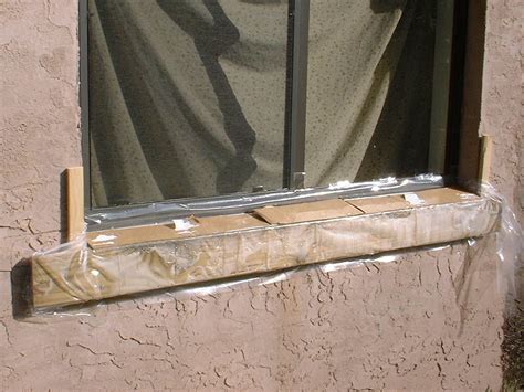 Replacement of window sill on block exterior wall | Kurt's Blog ...