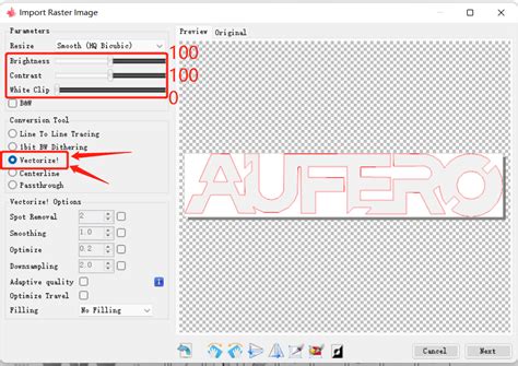 Quick start guide to LaserGRBL parameters settings