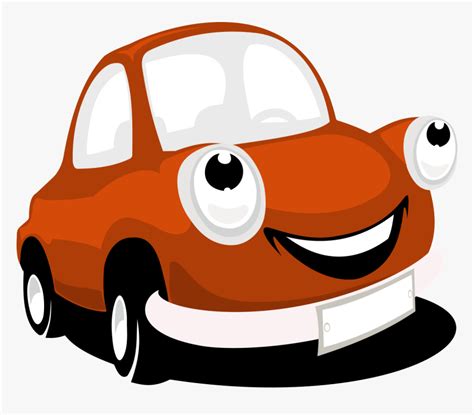 Smiling Cartoon Car Vector Png Clipart - Vector Cartoon Car Png ...